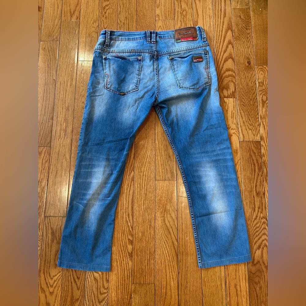 Paul Smith Jeans Pants Mens Straight Leg Jeans Blue Size 36 Lightweight - Picture 11 of 12